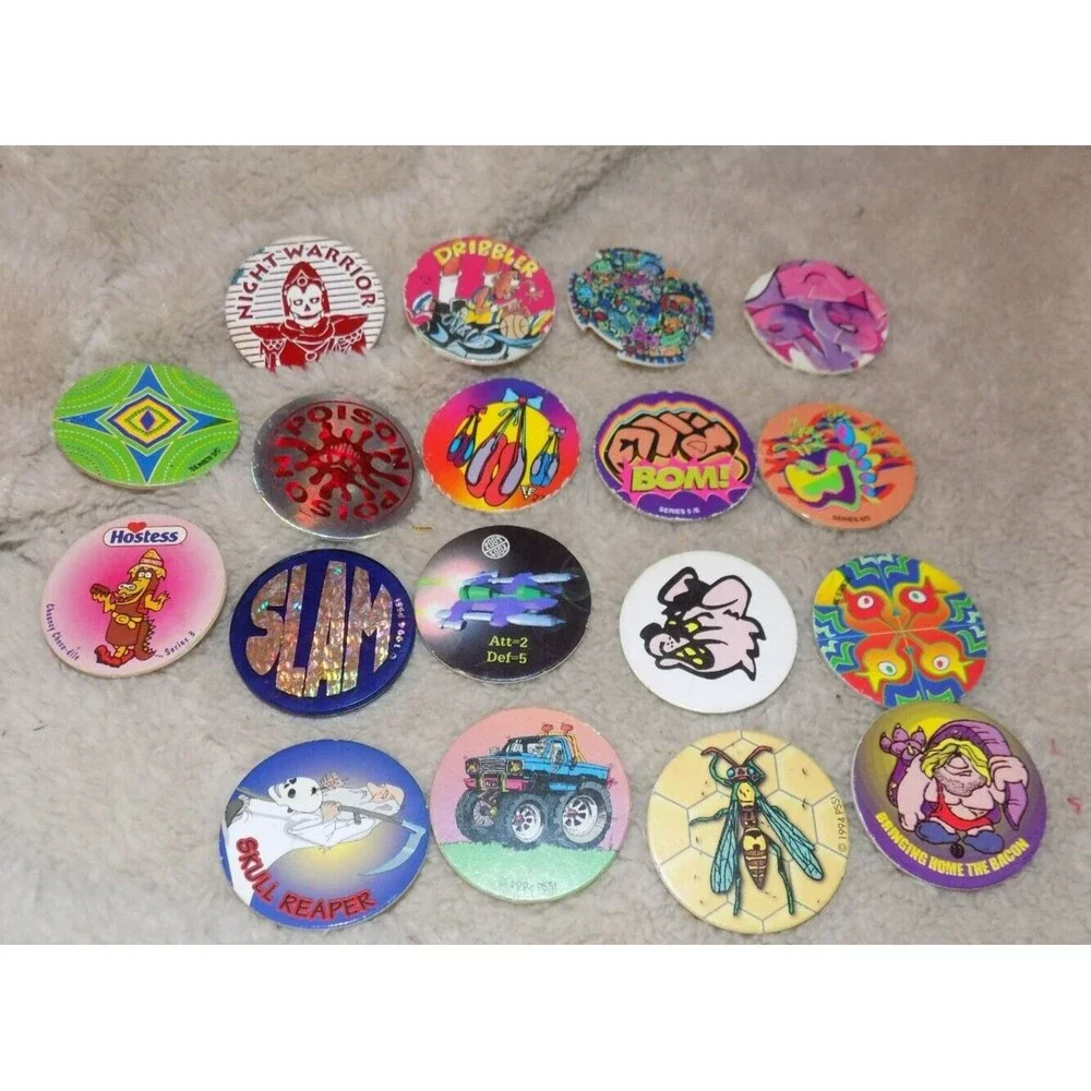 Lot of vintage pogs 1990s